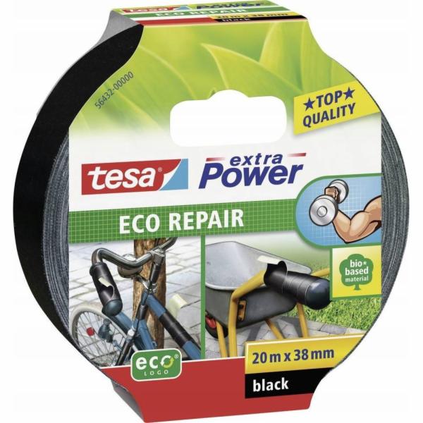 Tesa Lepicí páska Extra Power Eco Repair 20 m 38 mm černá