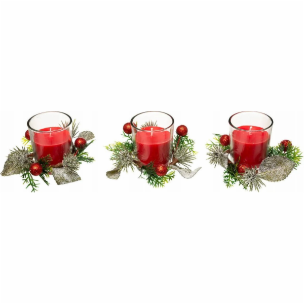 Atmosphera Vonné svíčky vánoční, 3 ks.