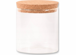 Kesper Skleněná kuchyňská nádoba s korkovým uzávěrem