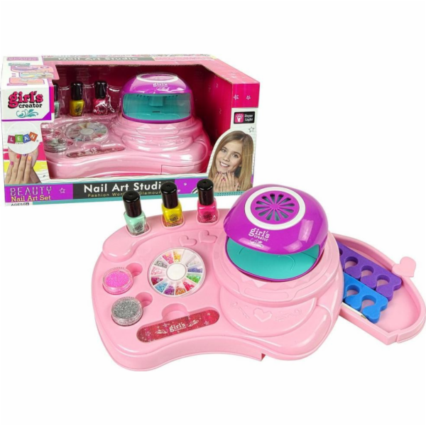 Lean Sport Sada na zdobení nehtů lak na nehty, třpytivé s...