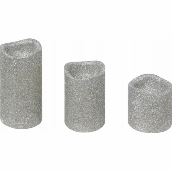 Atmosphera Sada 3 LED svíček v různých velikostech