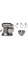 KitchenAid Artisan 5KSM185PSEMS Medallion silber