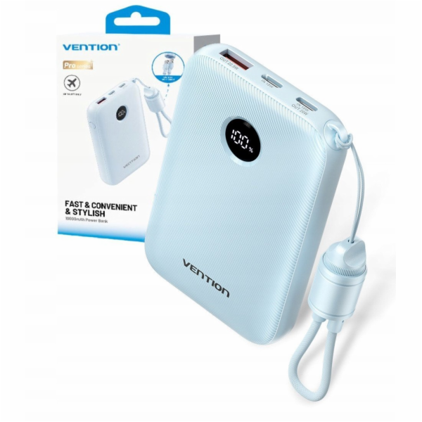 Vention Powerbanka 10000mAh modrá
