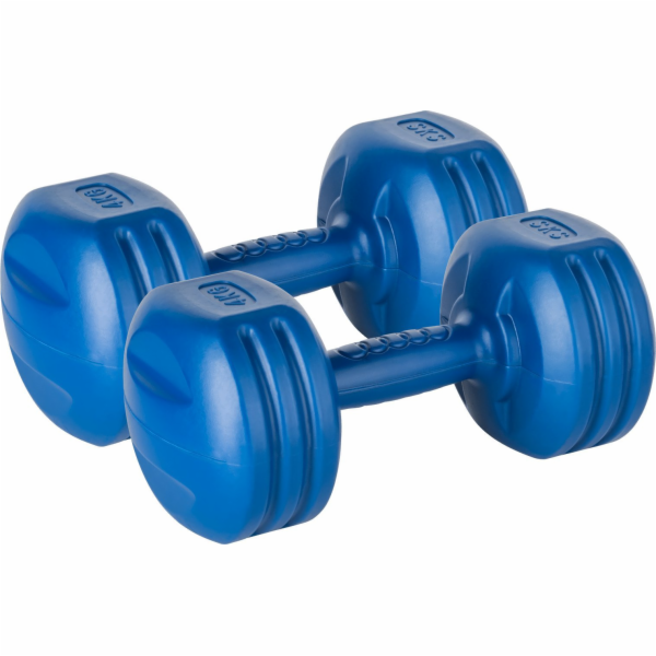 Rebel Dumbbell RBA-2309 bitumenová 2 x 4 kg