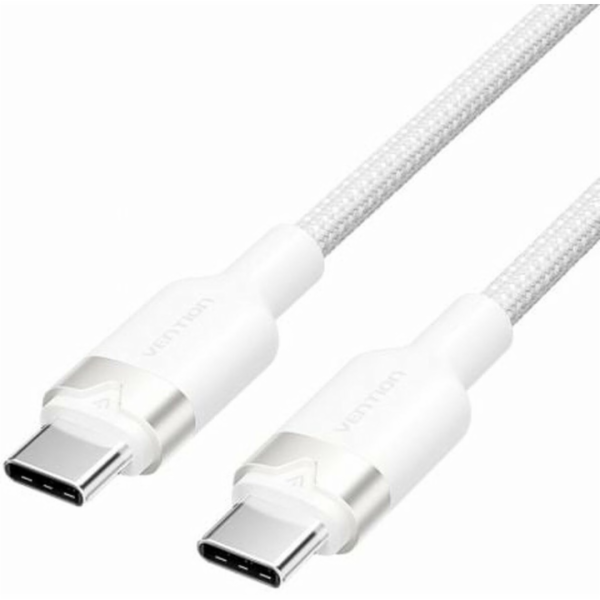 USB-C kabel na C Vention oplot 3A 480Mbps 60W 2m WH