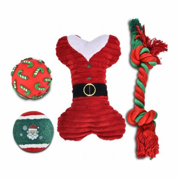 Barry King Sada hraček pro psy vinylový míček 6,7 cm, ten...