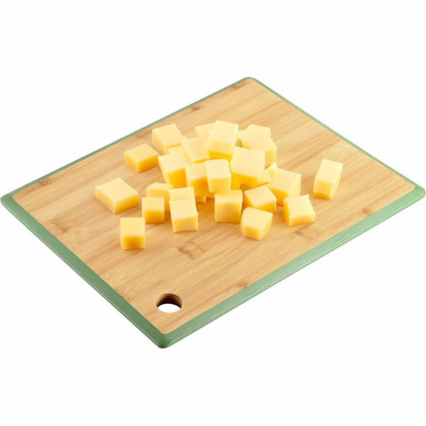 Kesper Bambusové krájecí prkénko s rukojetí, zelené