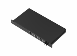 Teltonika SWM280 manažovaný switch, 24x GbE (12x PoE+), 4x SFP, L2+, 19" rack