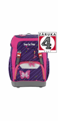 Školní batoh Step by Step Grade Shiny Butterfly