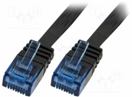 LogiLink patchcord Cat.5e U/UTP, plochý, 10 m (CP0139B)
