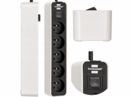 Brennenstuhl Prodlužovací kabel BRENNENSTUHL PRODLUŽOVACÍ KABEL ECOLOR 5GN, 3M ČERNOBÍLÝ