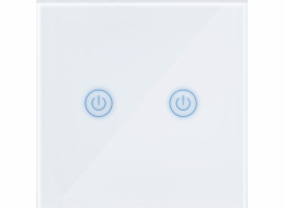 NoName CHYTRÝ WIFI VYPÍNAČ SVĚTLA dvojitý bílý ART oem