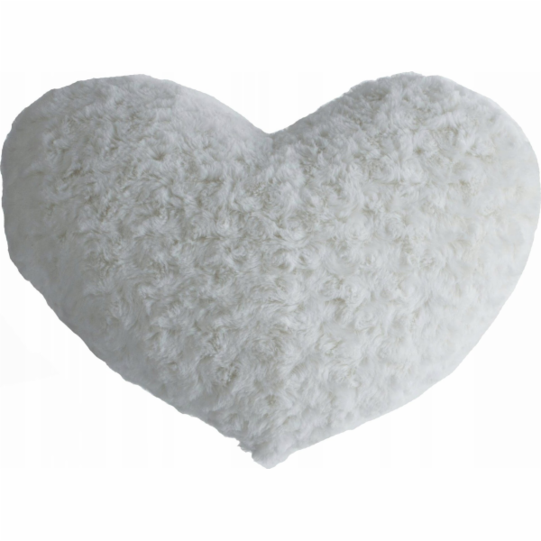 Atmosphera Dekorativní polštář HEART z umělé kožešiny, šedý