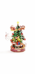 RoboTime 3D dřevěná skládačka hrací skříňky Vánoční stromeček