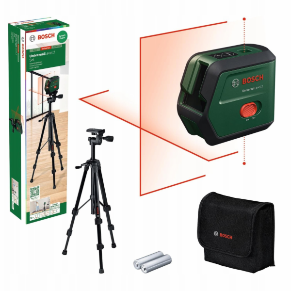 Bosch Cross Line Laser UniversalLevel 2 UNI Set