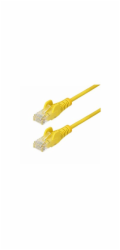 Startech 50cm Yellow Slim CAT6 Ethernet Cable, Snagless, 28AWG, LSZH - Patch kabel - RJ-45 (M) do RJ-45 (M) - 50 cm - 3.6 mm - UTP - CAT 5/5e/6 - IEEE 802.3bt - neobsahuje halogen, provedení bez hrbol