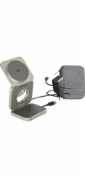EPICO UltraBase Qi2 3in1 Fold Alu Mag+ Wireless Charging Stand EF55 - titanium