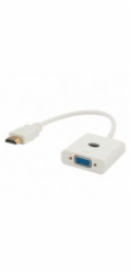 SAVIO ADAPTÉR HDMI (M) – VGA (F) BÍLÝ CL-201