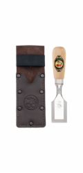 Kirschen Short chisel in leather holster, 35 mm