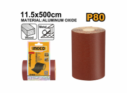 Ingco papír brusný P80 11,5 x 500cm
