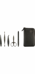 Zwilling Manicure Set Leather 5-pc Black