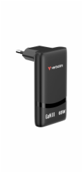Verbatim Fold n Go GaN Charger 65W 2xUSB C schw.klappb.St.32354