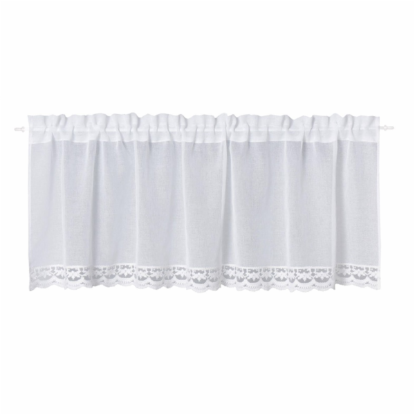 Denní závěs Domoletti ZOLA, bílá, 150 cm x 45 cm