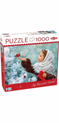 Tactic Puzzle 1000 dílků Dívka v červených rukavicích