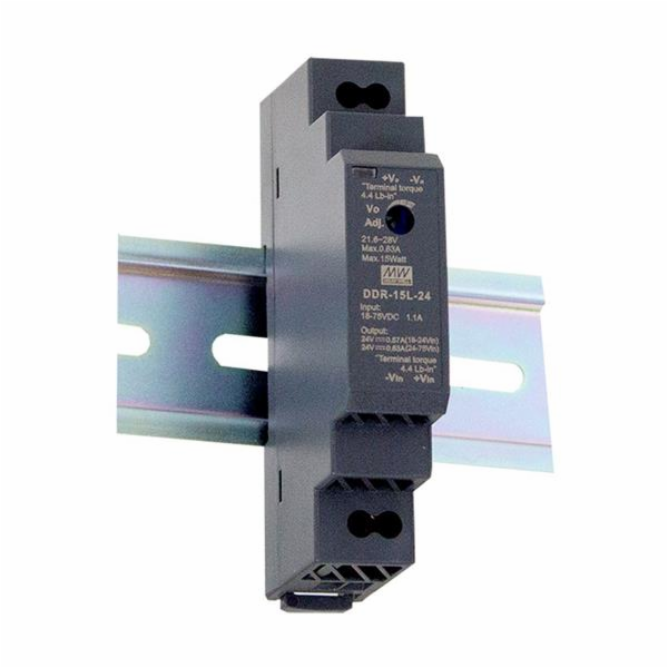 Napěťový měnič Mean Well DDR-15L-12 Průmyslový z 18-75V n...