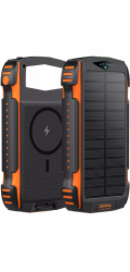4smarts Solární powerbanka 20000mAh TitanPack Rugged Ultimag černá