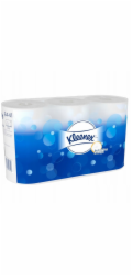 Kleenex Toaletní papír v malých rolích, 2vrstvý, bílý - 600 listů