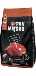 Pan Mięsko Suché krmivo pro kočky Mr. Meat Hovězí s jelenem 5 kg