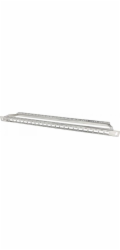 Alantec Patch panel 0,5U 19 24x slot keystone Silver (PK045)