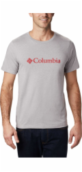 Columbia Pánské tričko CSC Basic Logo, šedé, velikost M (1680053039)