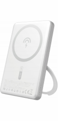 Dudao Powerbanka K28S 20W PD 5000mAh s MagSafe a stojánkem - stříbrná