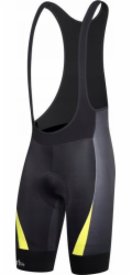 Shiver Bibshorts černé # žluté fluo - M