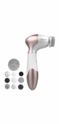 Kosmetický kartáček Cecotec, 3371, Bamba FaceCare TotalClean, 9v1, pro celé tělo, 360° otáčení, nástavce, cestovní taška