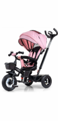 Dětská tříkolka Milly Mally Movi black-pink