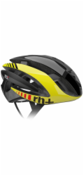 RH+ Cyklistická helma Z Alpha, lesklá černá-lesklá žlutá, fluo-matná černá EHX6072 01, velikost L/XL (58-62)