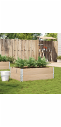 VidaXL zahradní květináč 120x80 cm masivní borové dřevo