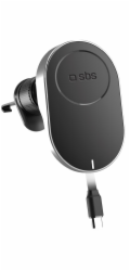 Bezdrátová nabíječka SBS TESUPP15WRETRACABL Držák chytrého telefonu se zatahovacím kabelem Kompatibilní s MagSafe - Černá