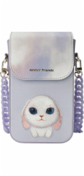iLike Brašna na telefon Nimmy Purple Big Eyed Pet 2.0 Rabbit