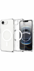 Spigen Crystal Hybrid MagSafe, čirý bílý - iPhone 16e