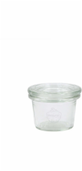 Weck Mini-Sturz kelímek 35 ml s víčkem - balení 12 ks