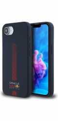 Silikonové pouzdro Red Bull s Powerbar MagSafe pro iPhone 16e Navy Blue