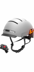Livall Neo Smart City Helmet Bluetooth LED/SOS, šedá, velikost M (BH51M)