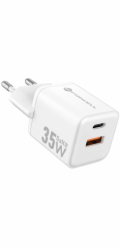 ForCell Rychlonabíječka F-Energy Mini GaN III VT-35C s USB-C + USB-A QC4.0 PD 35W bílá