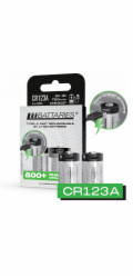 CR123 Baterie LiiBatteries A 750mAh, černá/2 ks, USB-C
