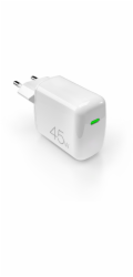 Puro Nabíječka Super Mini 45W PD GaN USB-C do zásuvky - bílá