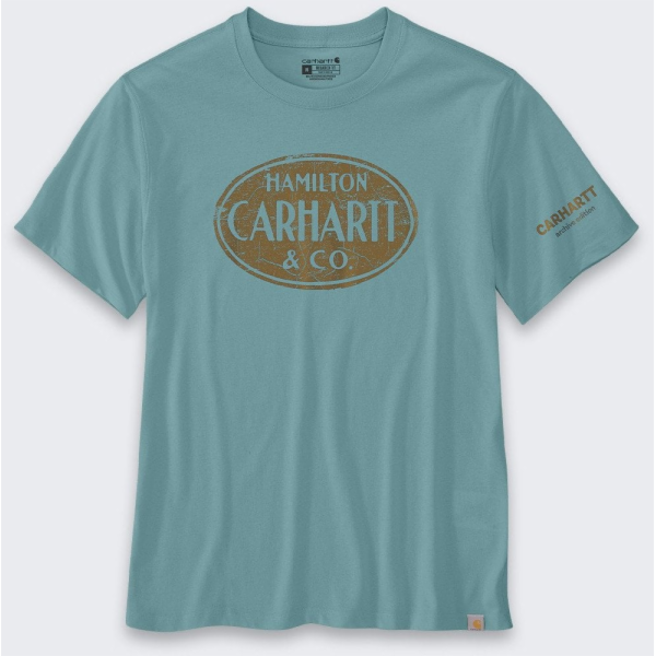 Carhartt Tričko Hamilton Graphic Summer Blue